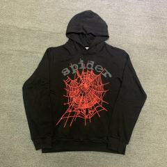 Spider Worldwide Black Hoodie Men Women