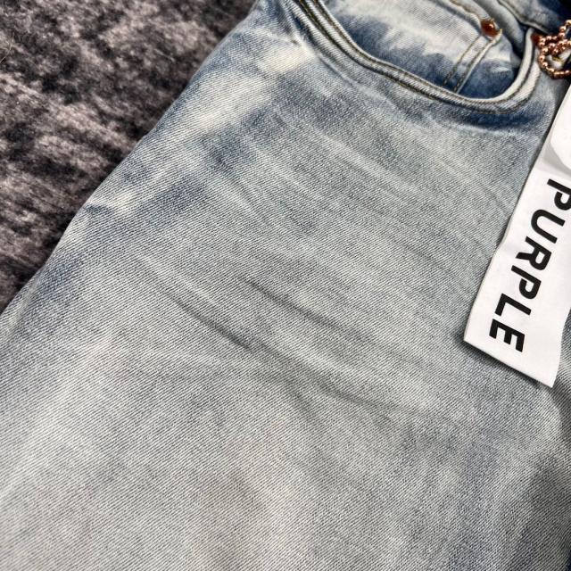 1:1 Quality PURPLE BRΑND Indigo Denim Jeans 23SS Pants Men P002 Slim Clean Fits