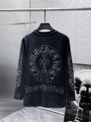 Chr0me Hearts Rhinestone Cross Shirt Black