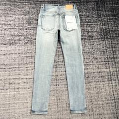 1:1 Quality PURPLE BRΑND Indigo Denim Jeans 23SS Pants Men P002 Slim Clean Fits