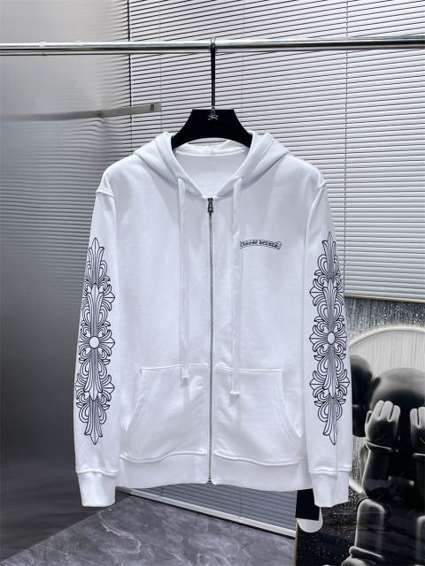 Chr0me Hearts CH Pink Sword Hoodie Black White