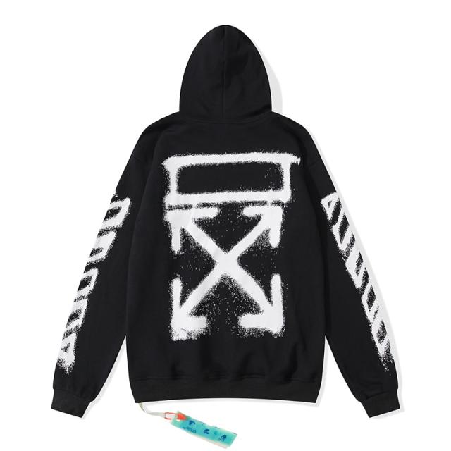 OW Hoodie Black Gray