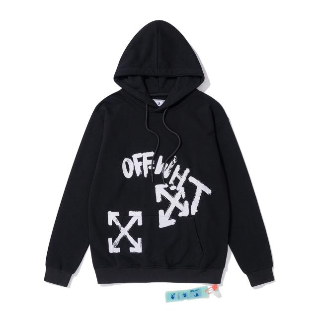 OW Hoodie Black Gray