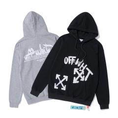 OW Hoodie Black Gray