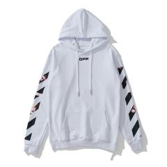 OW Oil Painting Hoodie Black White