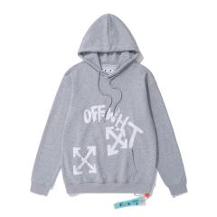 OW Hoodie Black Gray