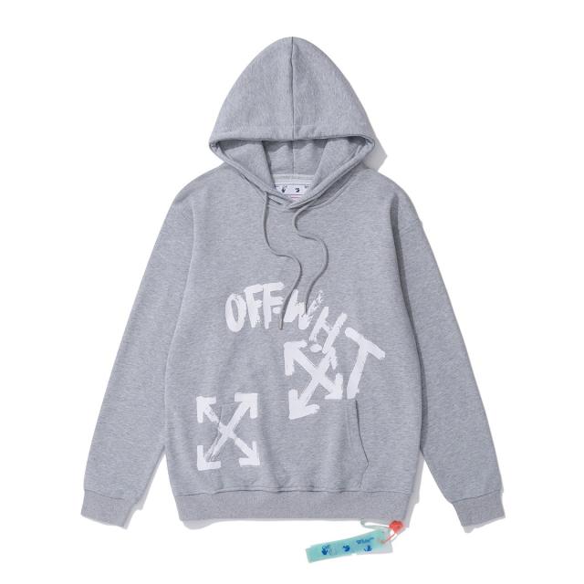 OW Hoodie Black Gray