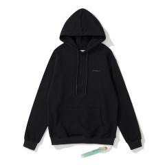 OW Basic Hoodie Black Brown