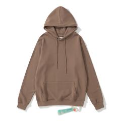 OW Basic Hoodie Black Brown