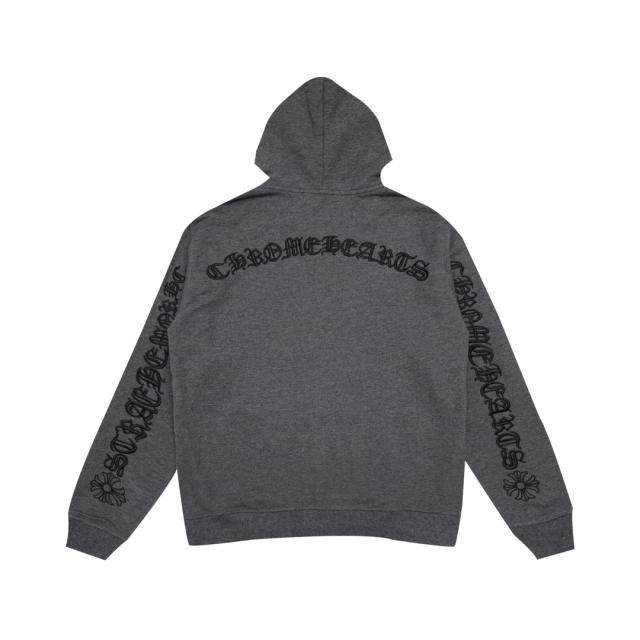 Chr0me Hearts CH Distressed Cross Black White