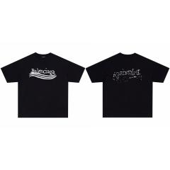 BLCG White Fonts T-Shirt Black