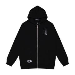 Chr0me Hearts CH Distressed Cross Black White