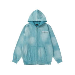 [Best Quality] BLCG 23SS Tie Dye Hoodies Black Pink Gray Purple Blue