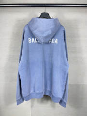 BLCG 23SS Distressed Blue Hoodie