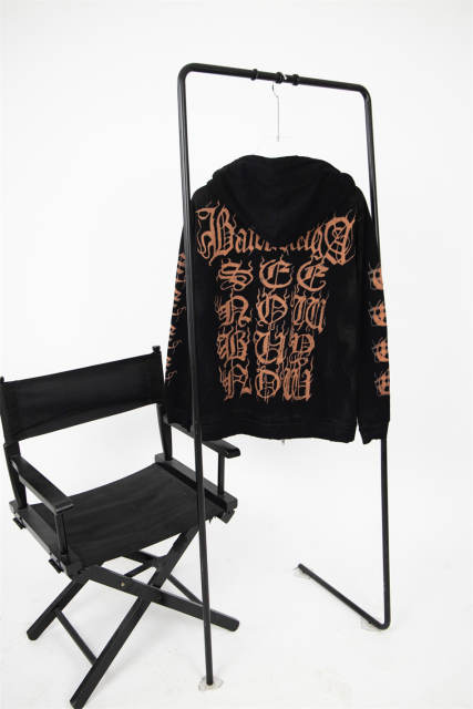BLCG 23FALL Distressed Black Hoodie