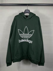 BLCG x AD Embroidered Logo Hoodie Green