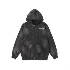 [Best Quality] BLCG 23SS Tie Dye Hoodies Black Pink Gray Purple Blue
