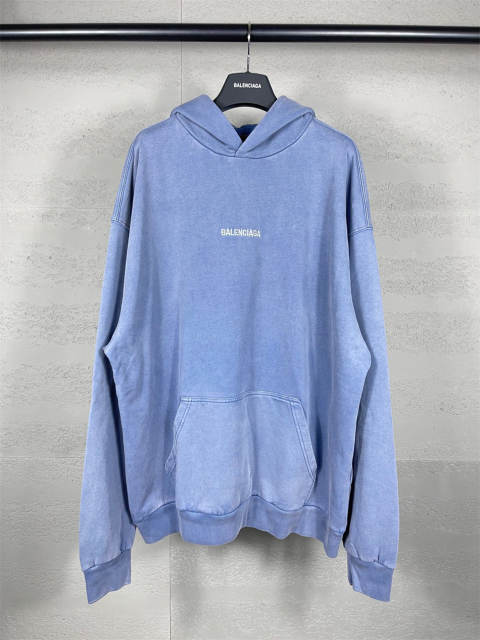 BLCG 23SS Distressed Blue Hoodie