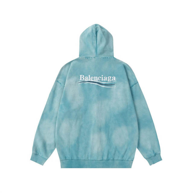 [Best Quality] BLCG 23SS Tie Dye Hoodies Black Pink Gray Purple Blue