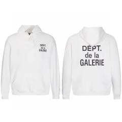 Gallery Dept De La Galerie Hoodie Black Gray White Clean Fits