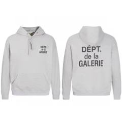 Gallery Dept De La Galerie Hoodie Black Gray White Clean Fits