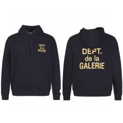 Gallery Dept De La Galerie Hoodie Black Gray White Clean Fits