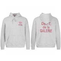 Gallery Dept De La Galerie Hoodie Black Gray White Clean Fits