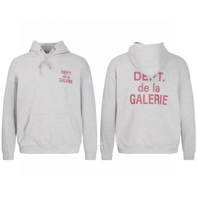Gallery Dept De La Galerie Hoodie Black Gray White Clean Fits