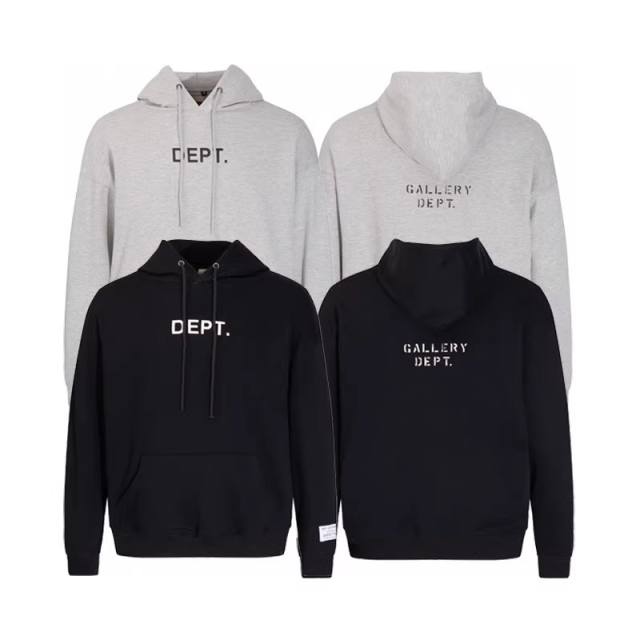 Gallery Classic Hoodie Black Gray White Clean Fits
