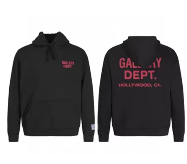 Gallery Classic Hoodie Black Gray White Clean Fits