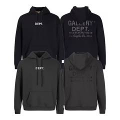 Gallery Classic Hoodie Black Gray White Clean Fits