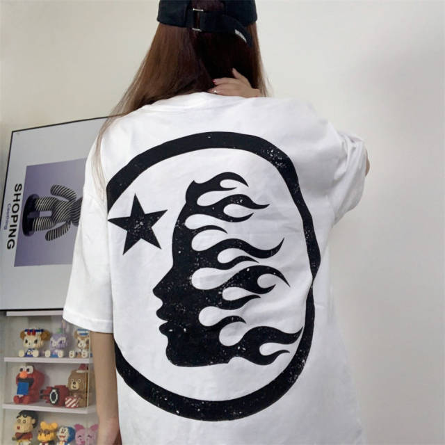 Hellstar Studios White Star Short Sleeve Tee Shirt