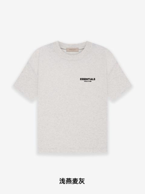 Fear of God FOG Black Flocking Print T-Shirt Tee (Gray Black)