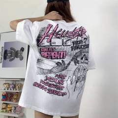 Hellstar Studios Online Short Sleeve Tee Shirt Vintage White