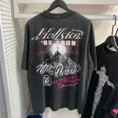 Hellstar Studios Path to Paradise Short Sleeve Tee Shirt Vintage Black