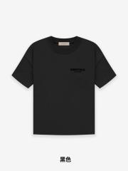Fear of God FOG Black Flocking Print T-Shirt Tee (Gray Black)