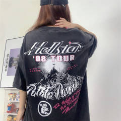 Hellstar Studios Path to Paradise Short Sleeve Tee Shirt Vintage Black