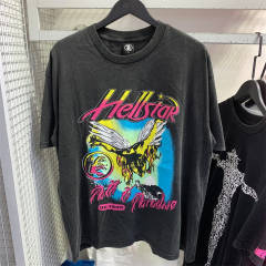 Hellstar Studios Path to Paradise Short Sleeve Tee Shirt Vintage Black