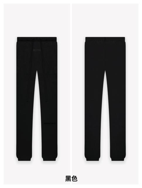 Fear of God FOG Black Flocking Printed Sweatpants (Black Gray)