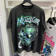 Hellstar Studios The Future Short Sleeve Tee Shirt Vintage Black
