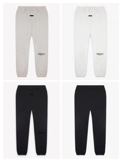 Fear of God FOG Black Flocking Printed Sweatpants (Black Gray)