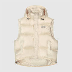 BLCG Puffer Vest Black Beige