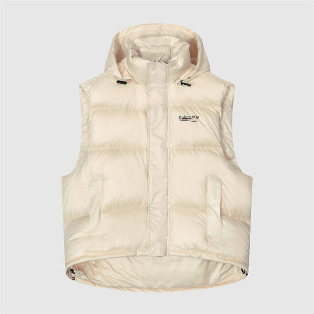BLCG Puffer Vest Black Beige