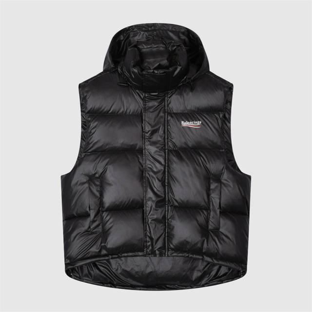 BLCG Puffer Vest Black Beige