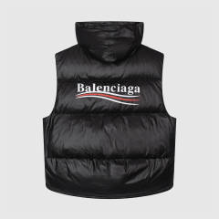 BLCG Puffer Vest Black Beige