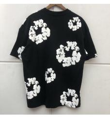 Denim Tears Logo T-Shirt Black Gray