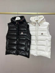 Moncler Puffer Down Vest Black White