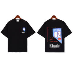 Rhude Race The High Desrt T-Shirt Tee Black White