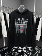 Maison Margiela MM6 Mumbers Hoodie Black White