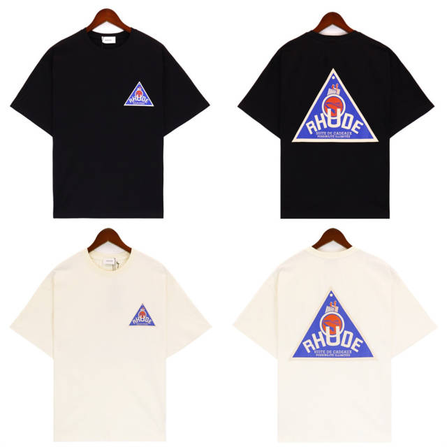 Rhude Cadeaux T-Shirt Tee Black Beige